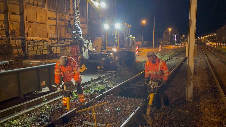 Gleisbauarbeiten